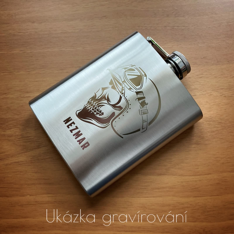 Nerez placatka 150 ml + gravírování