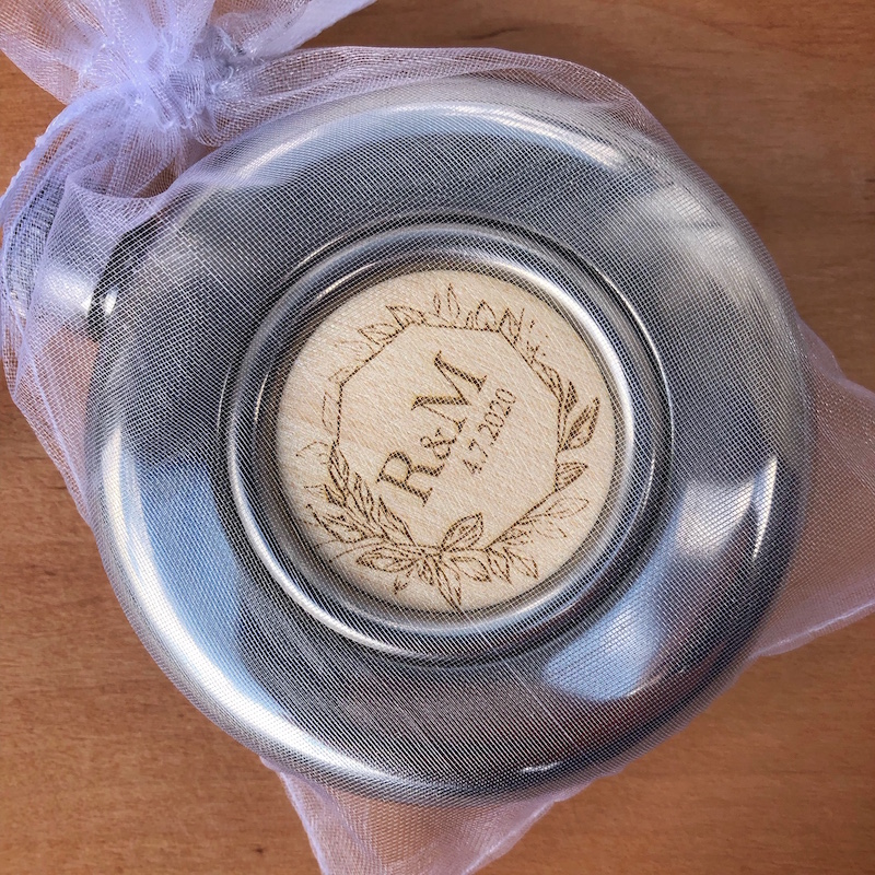 Placatka s gravírováním do kůže - Děkuji, že jsi I.