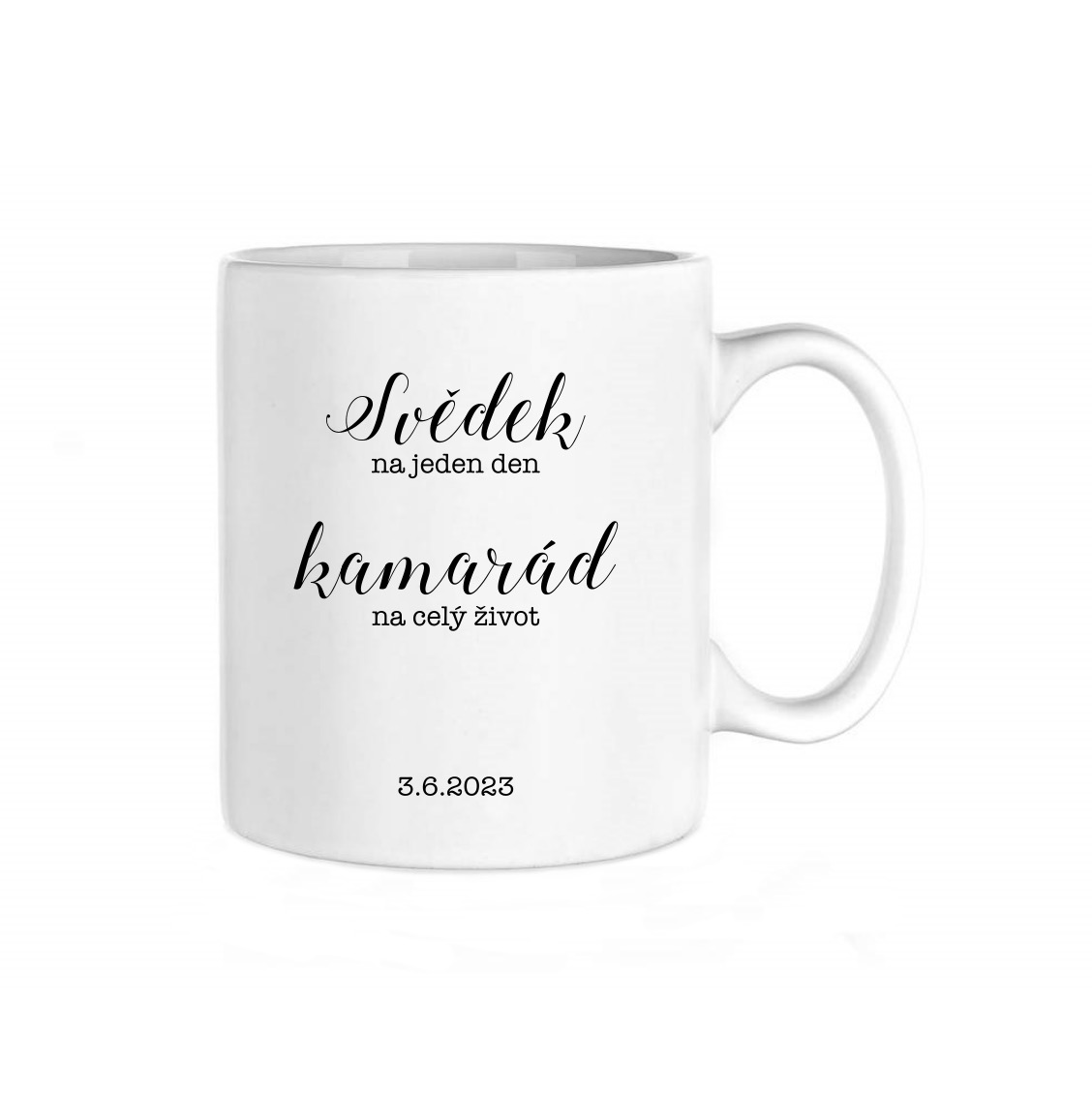 Hrnek - Svědek na jeden den