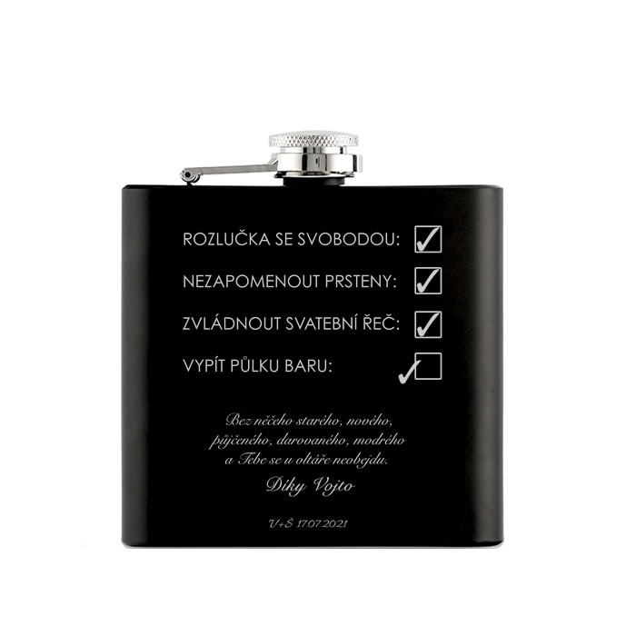 Černá placatka pro svědka