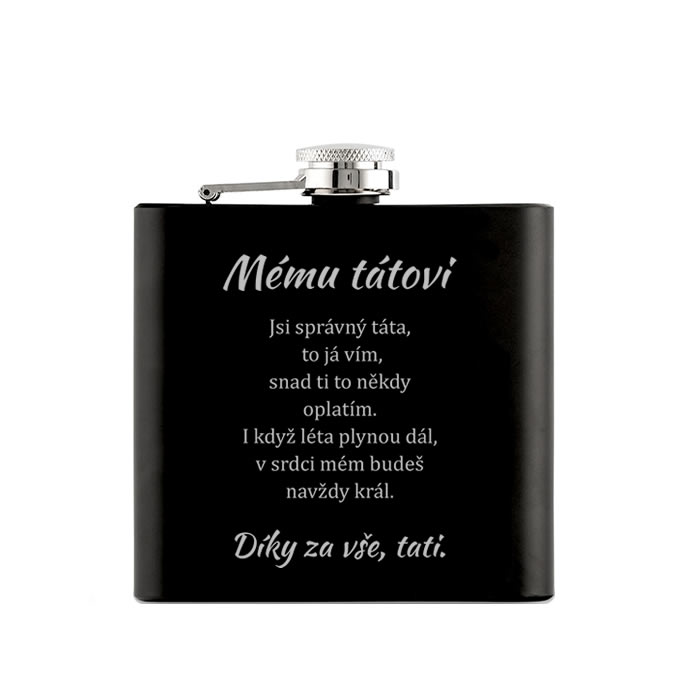 Černá placatka pro tátu