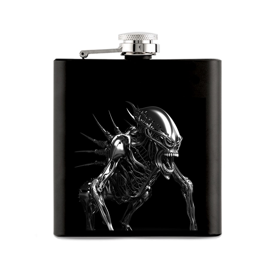 Černá placatka - alien