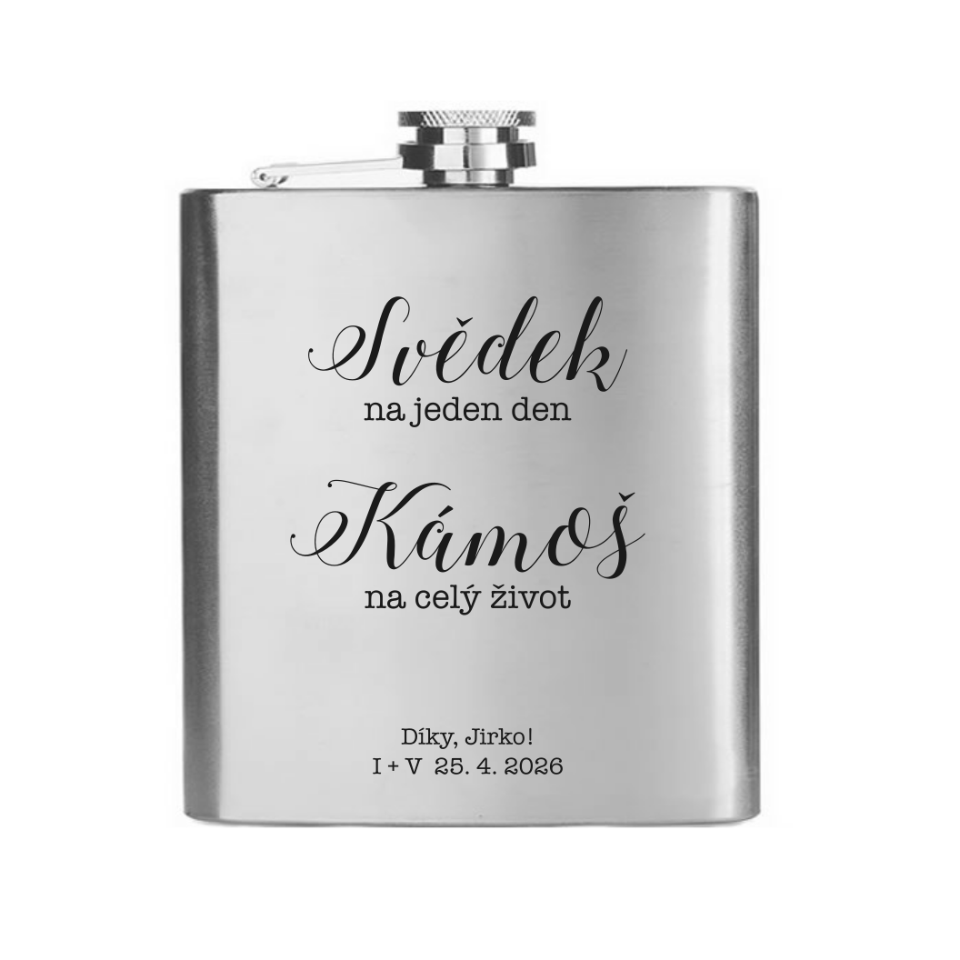 Placatka - Svědek (kámoš) na jeden den