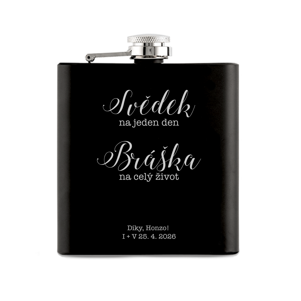 Černá placatka - Svědek (bráška) na jeden den