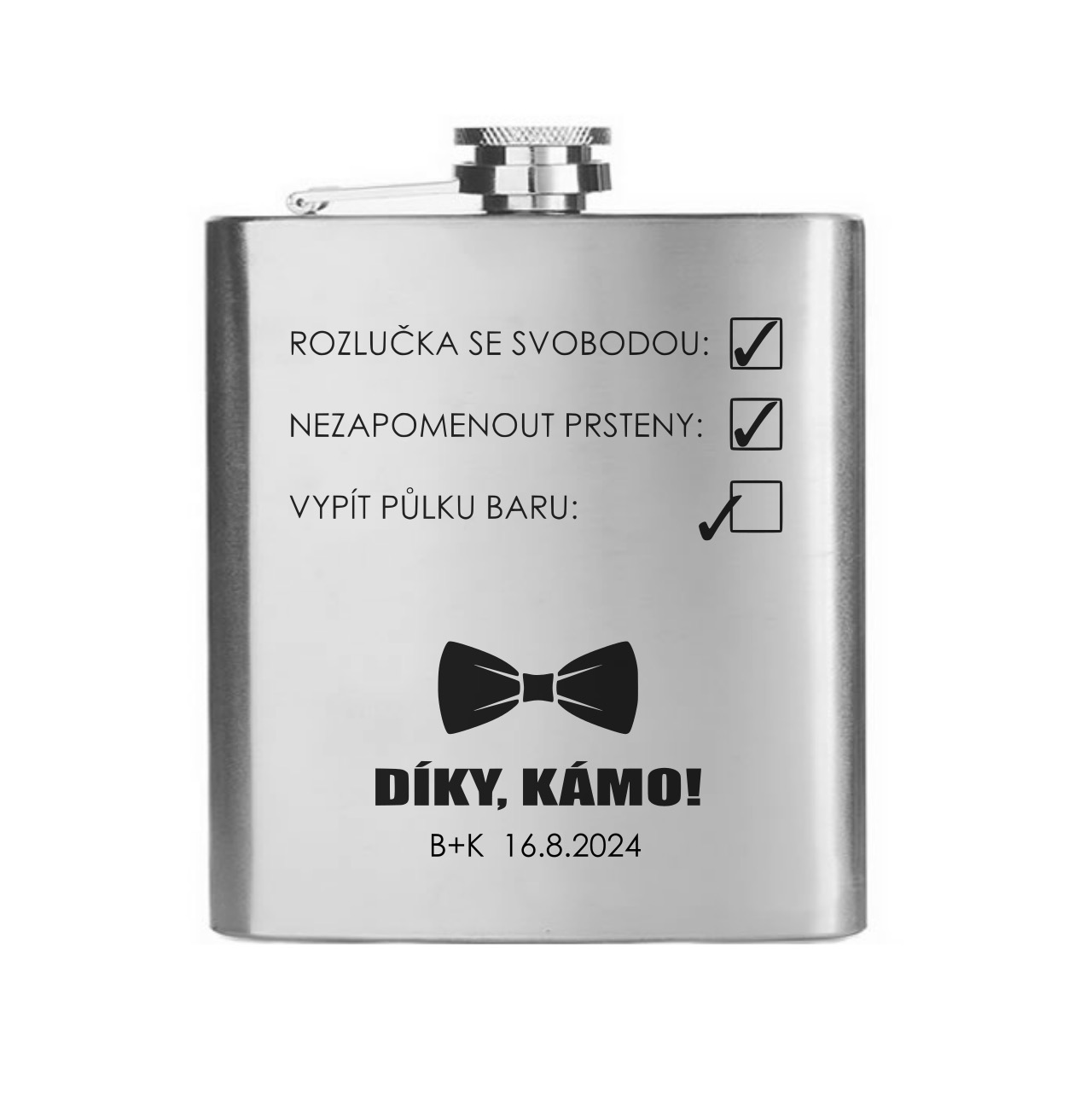 Placatka pro svědka (bez svatební řeči)