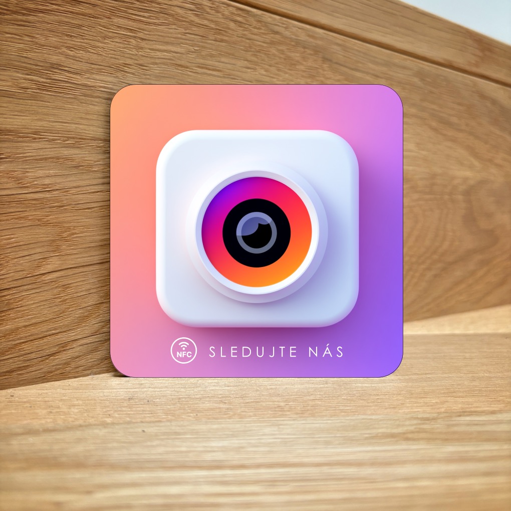 NFC destička pro Instagram