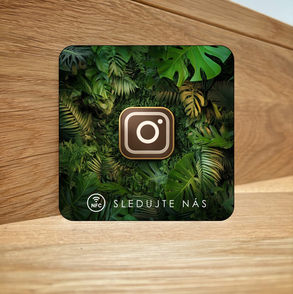 NFC destička pro Instagram