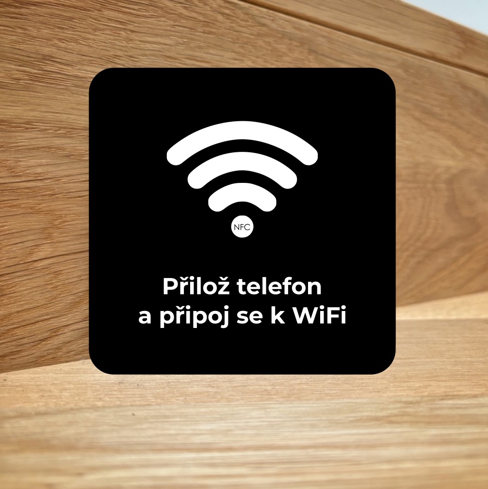 NFC destička pro připojení k WiFi