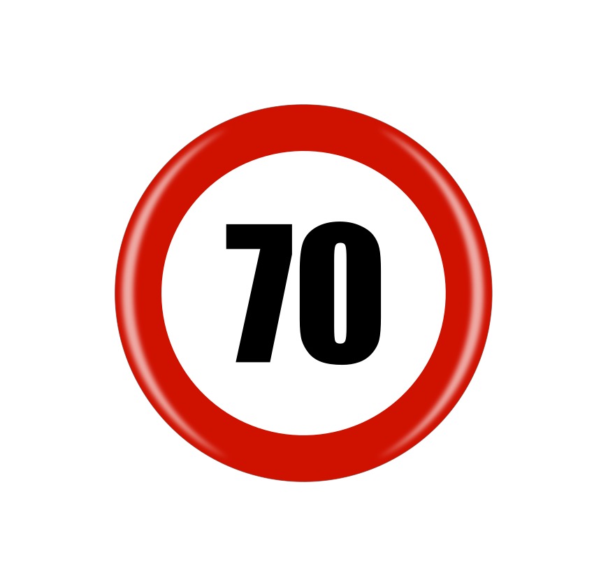Připínací placka - Narozeniny (70)