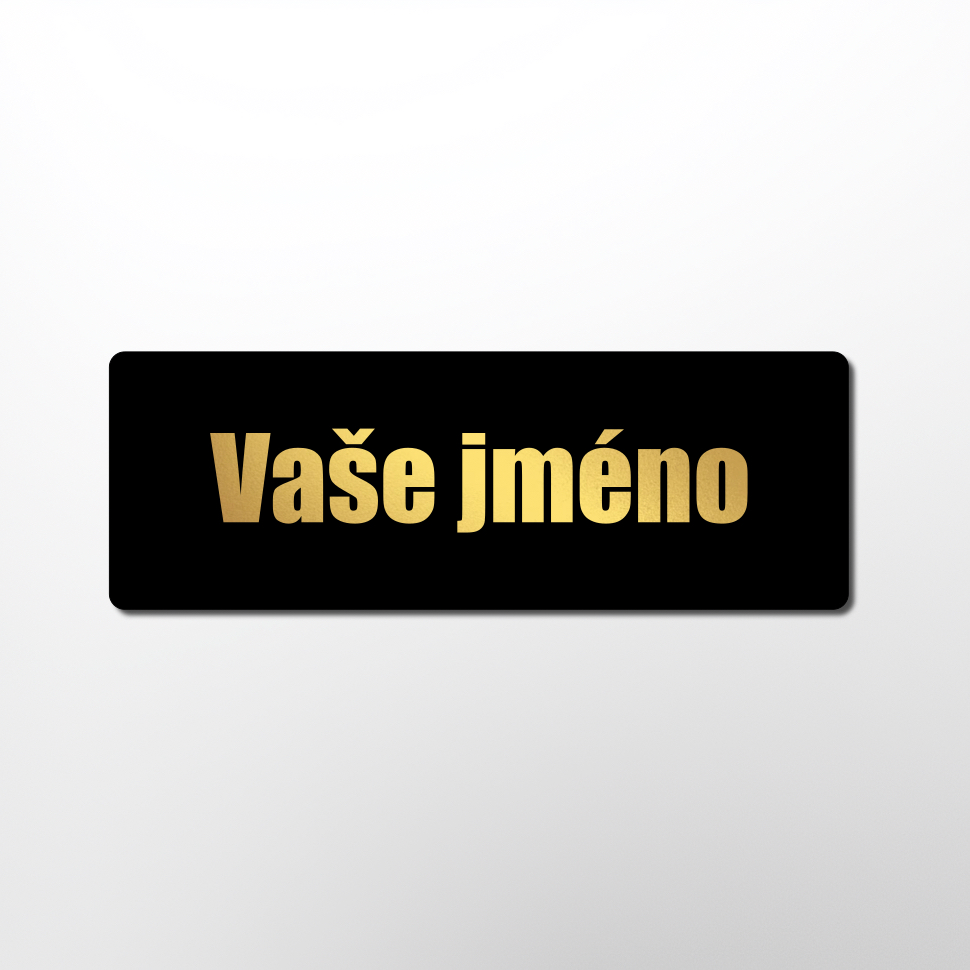 Jmenovka na dveře (plexisklo)