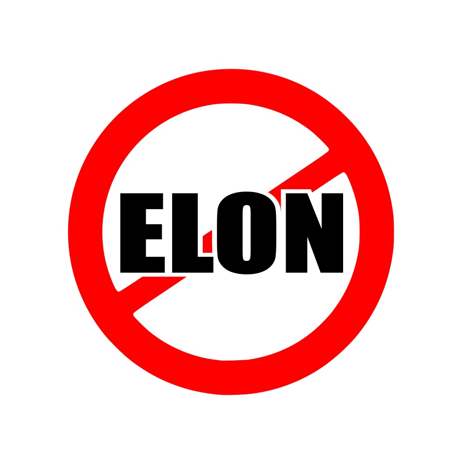 Vinylová samolepka - Anti Elon