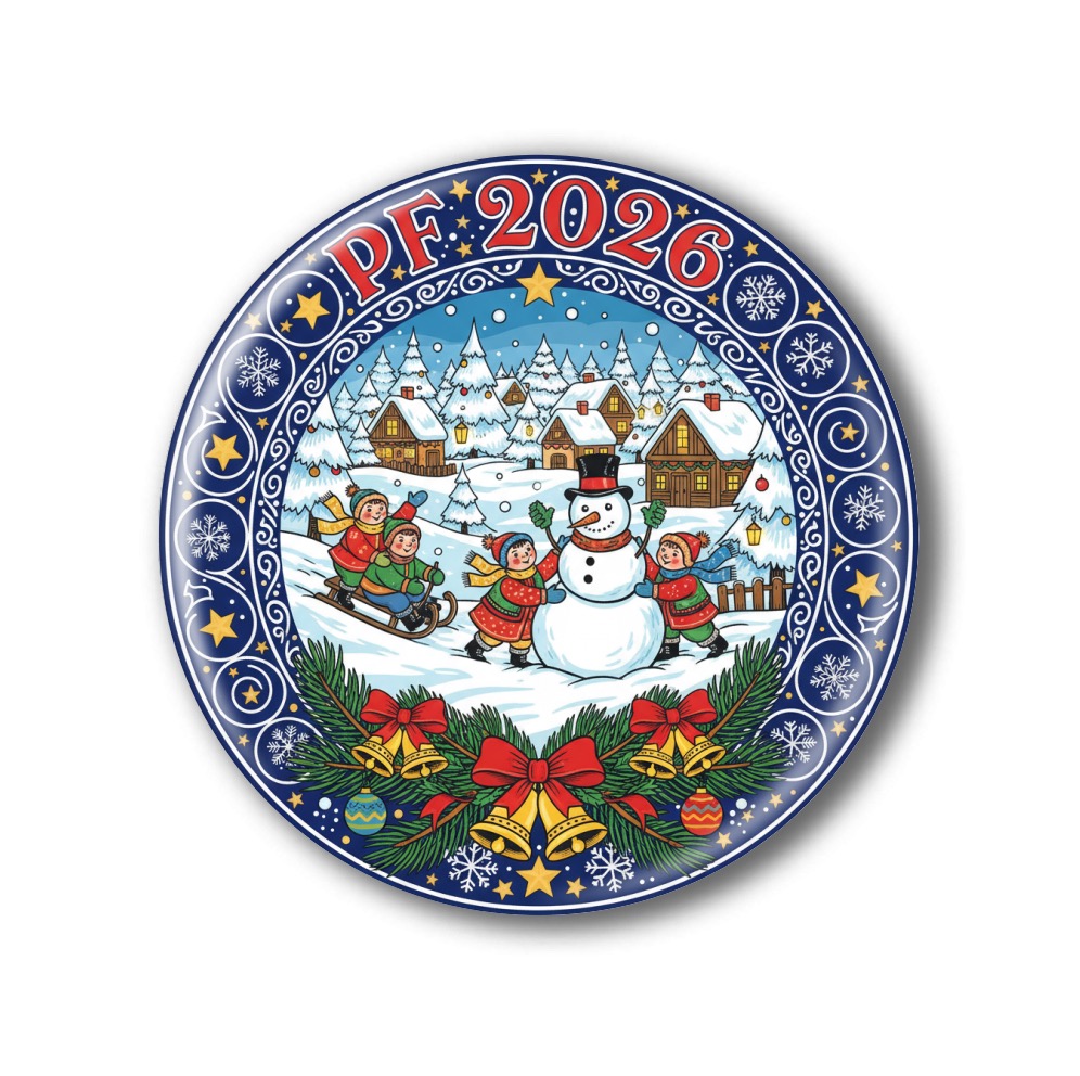 PF 2026 - Placka, magnetka, nebo přívěsek