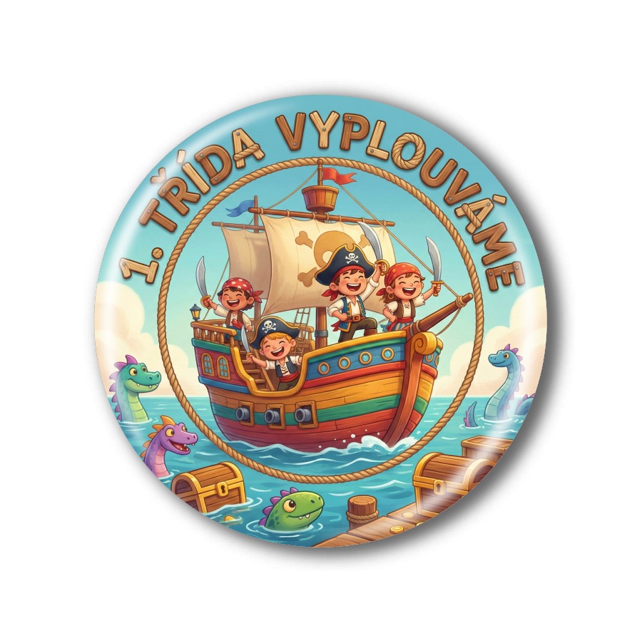 Připínací placka - Zápis do 1. třídy