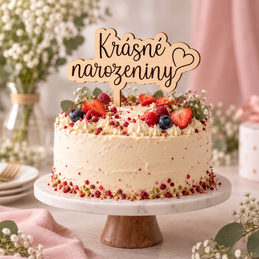 Zápich do dortu – Krásné narozeniny