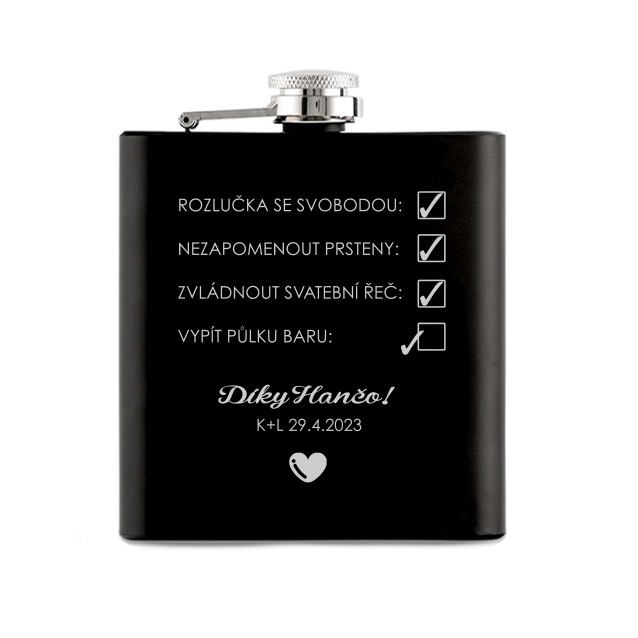 Černá placatka pro svědkyni