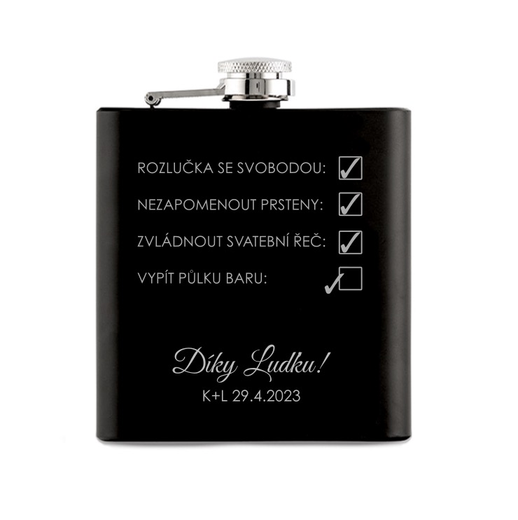 Černá placatka pro svědka