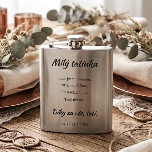 Svatební placatka pro tatínka