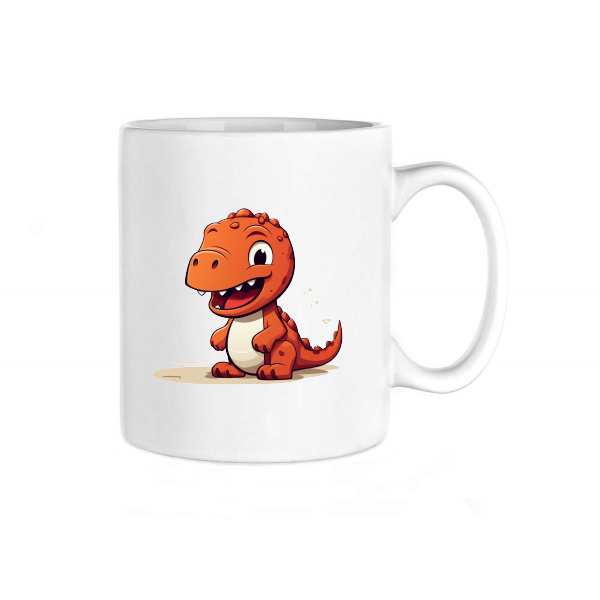 Keramický hrnek s dinosaurem