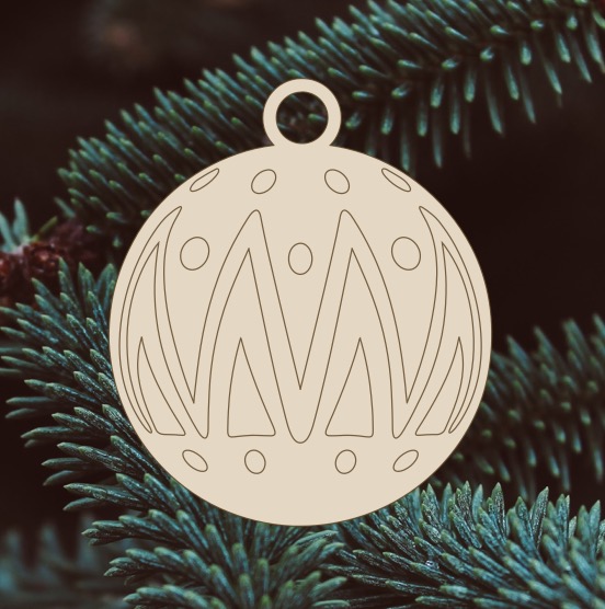 Dřevěná ozdoba k dokreslení