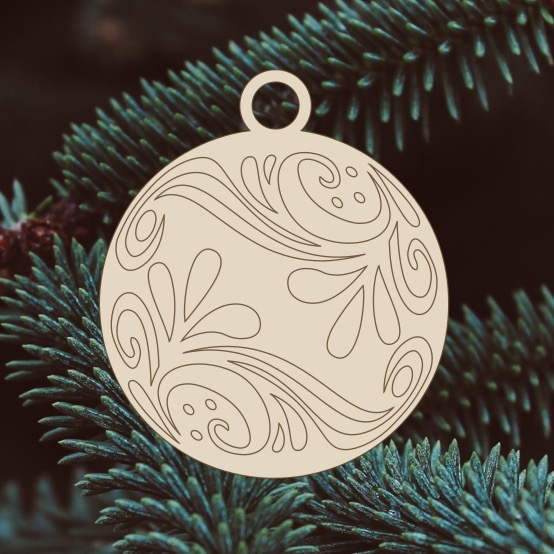 Dřevěná ozdoba k dokreslení