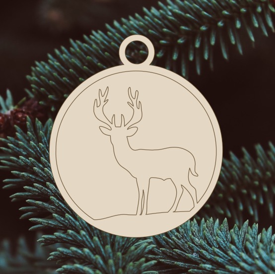 Dřevěná ozdoba k dokreslení