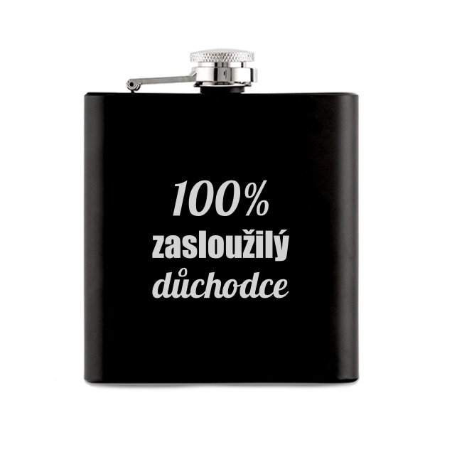 Černá placatka - 100% zasloužený důchodce