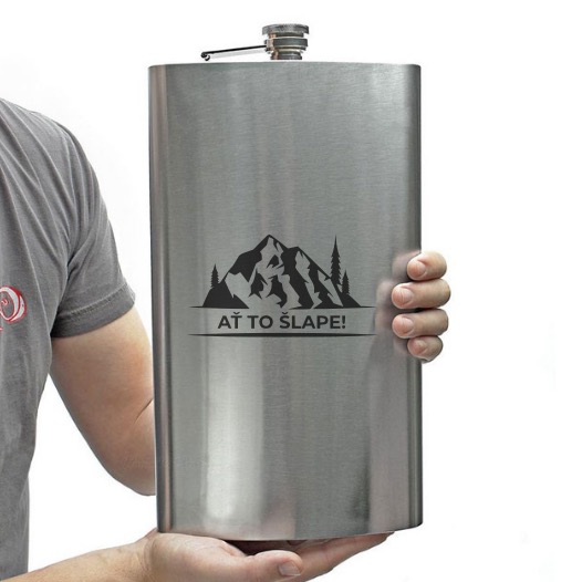 Obří placatka s brašnou 1,9 l - Ať to šlape!