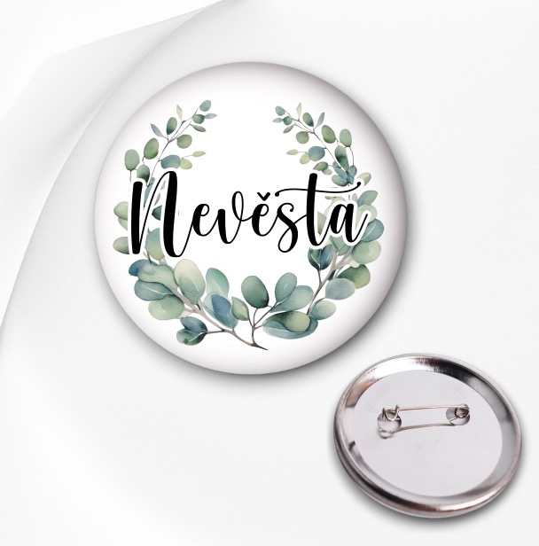 Svatební placka - Nevěsta