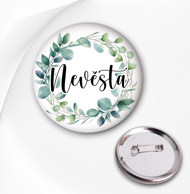 Svatební placka - Nevěsta