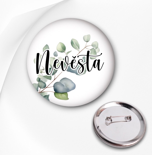 Svatební placka - Nevěsta