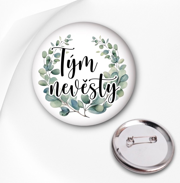 Svatební placka - Tým nevěsty