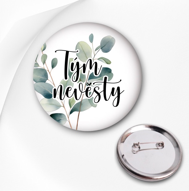 Svatební placka - Tým nevěsty