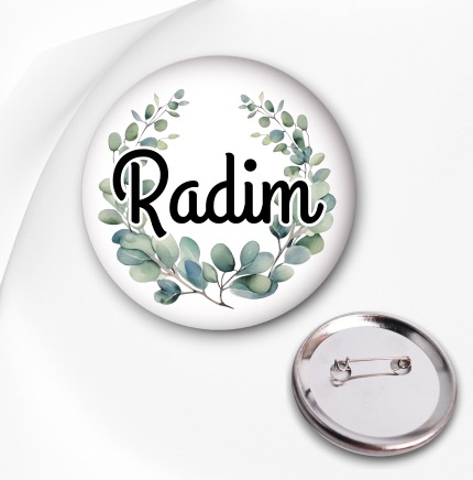 Svatební placka - Jmenovka