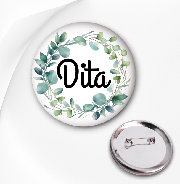 Svatební placka - Jmenovka