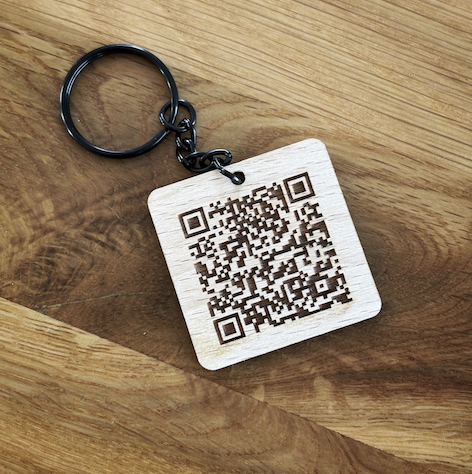 Přívěsek s QR kódem pro přijímání plateb