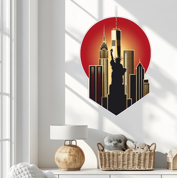 Dekorace na zeď - New York