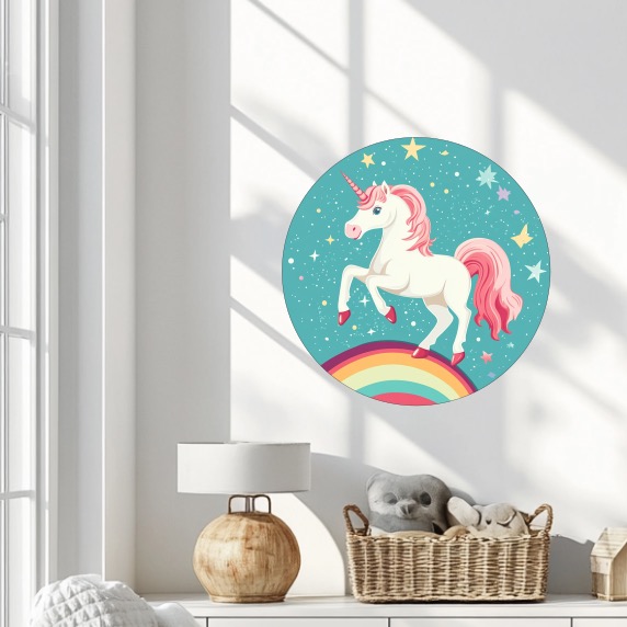 Dekorace na zeď - Jednorožec