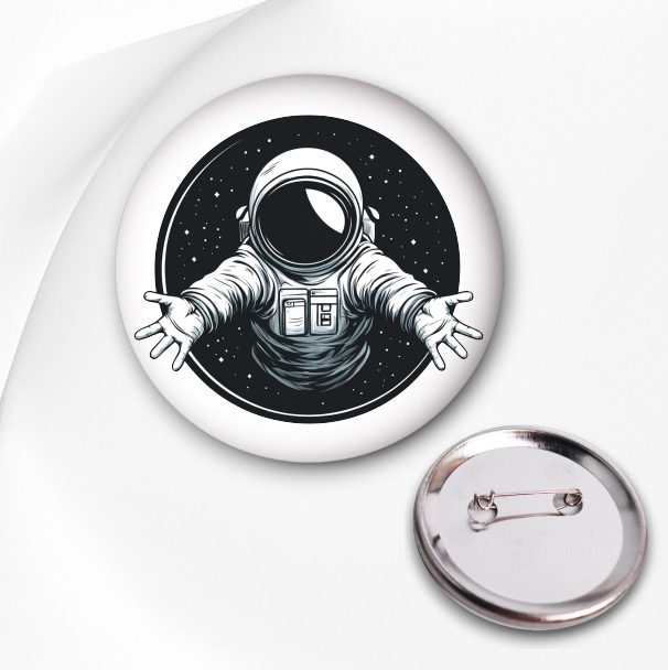 Připínací placka - Kosmonaut