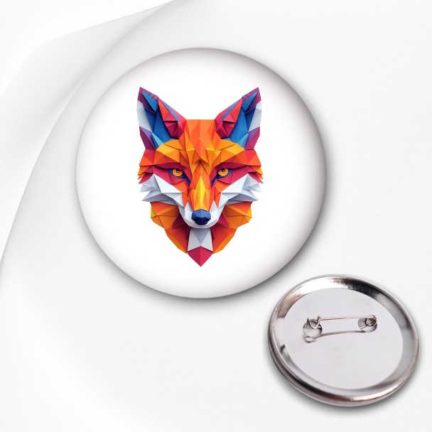 Připínací placka - Liška