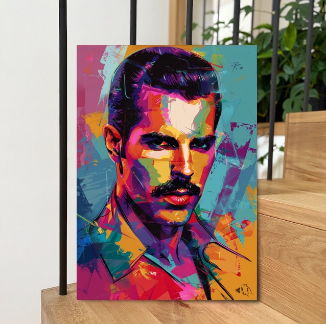 Hrající obraz - Freddie Mercury