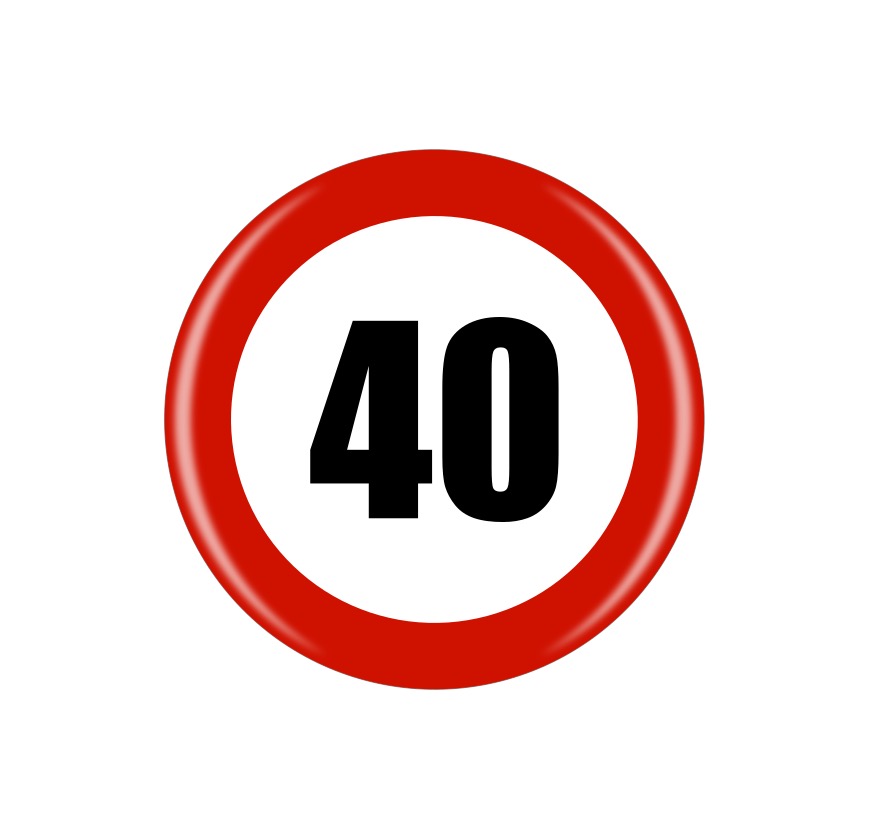 Připínací placka - Narozeniny (40)