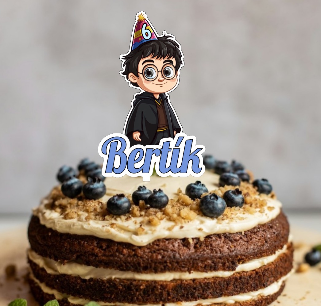 Narozeninový zápich do dortu se jménem