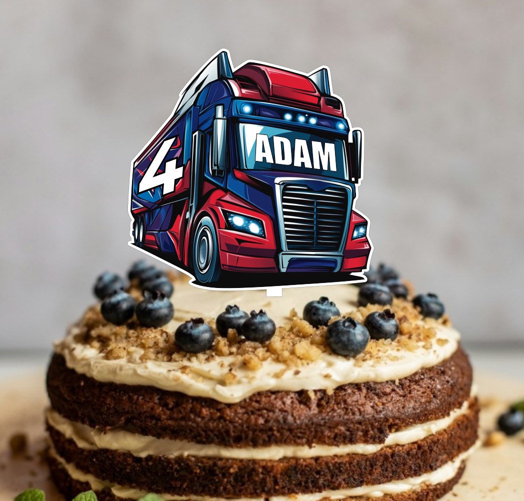Zápich do dortu - Kamion se jménem a číslem