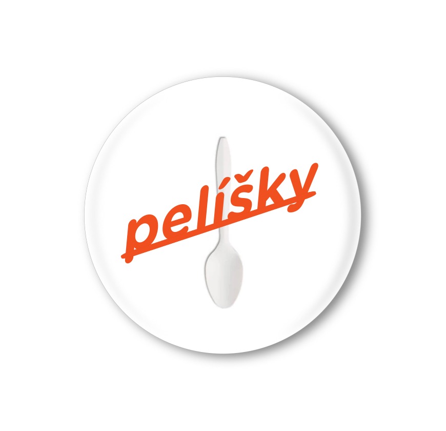 Vánoční připínací placka - Pelíšky