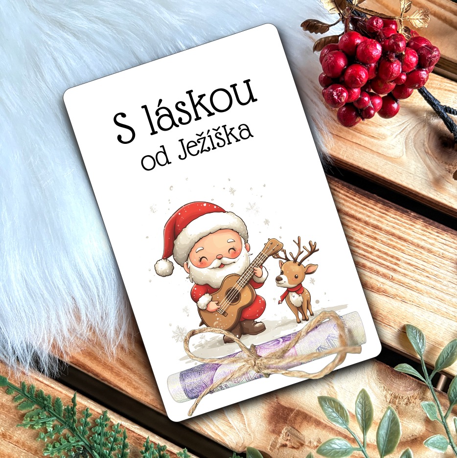 Vánoční přání na peníze