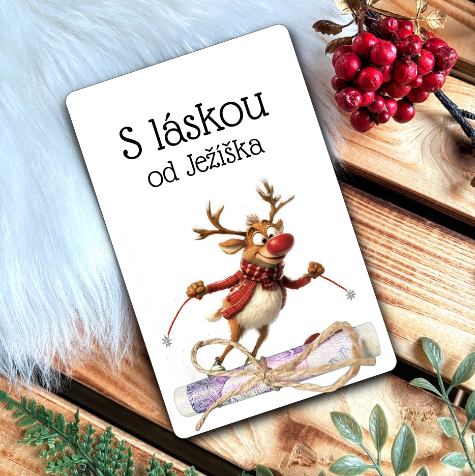 Vánoční přání na peníze