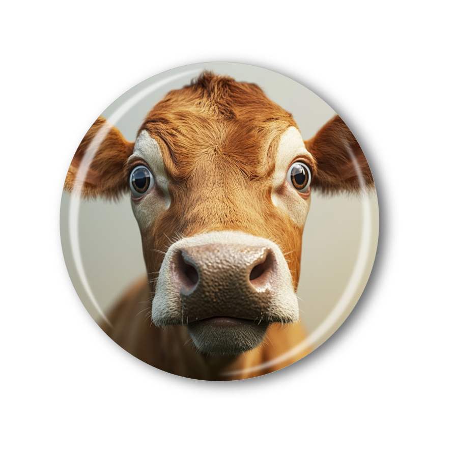 Připínací placka - Kráva