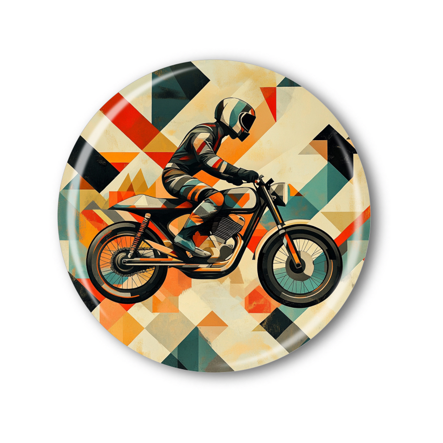 Připínací placka - Motorka