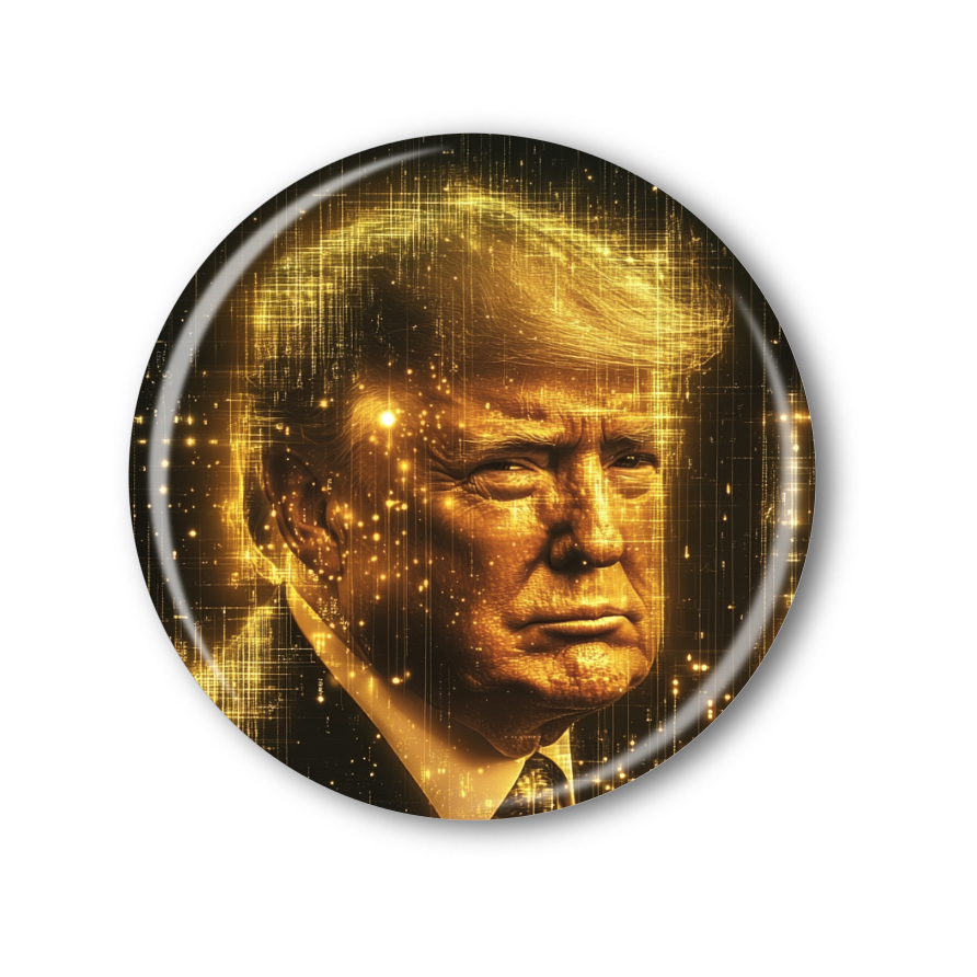 Připínací placka - Trump