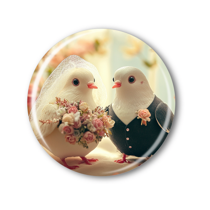 Připínací placka - Hudební Mantis